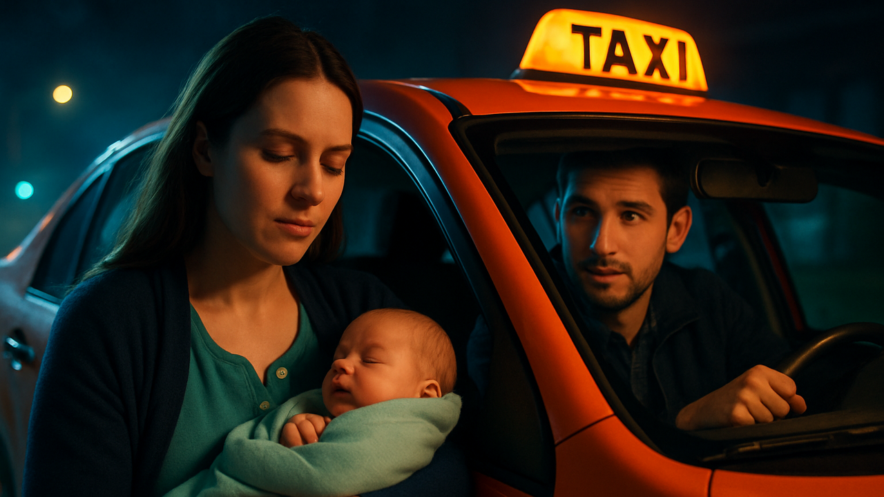 Relatar el caso de una mujer que dio a luz camino al hospital en un taxi, destacando la rápida reacción del conductor y la posterior relación de cariño que mantuvieron con él.