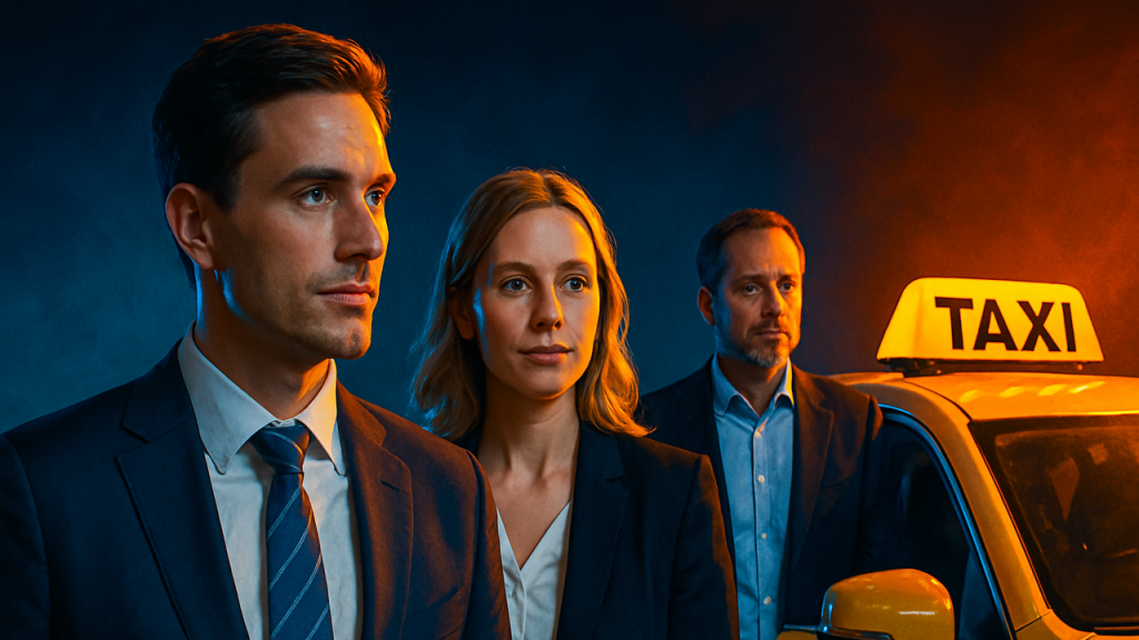 Describir el lanzamiento de un servicio de taxi enfocado en empresas, con facturación mensual agrupada, reservas programadas y atención prioritaria para directivos y equipos.