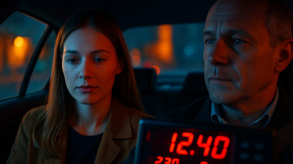 Explicar la importancia del taxímetro y por qué es una garantía para el usuario, detallando qué elementos deben aparecer en pantalla y qué hacer si el cliente ve algo extraño durante el viaje.