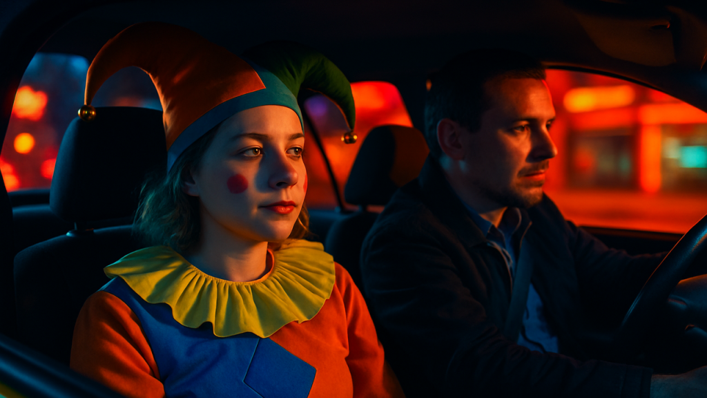 Título: Antroxu sin frenos: Por qué tu única preocupación debería ser que no se te caiga el disfraz. Descripción: Este tema se centra en la \"logística de la fiesta\". El artículo debe contrastar dos realidades: la del conductor (buscar aparcamiento durante 40 minutos, no poder beber, el miedo a las multas, el frío camino al coche) frente a la del pasajero de taxi (servicio puerta a puerta, calefacción para el disfraz y cero preocupaciones). Se debe vender el taxi no como un transporte, sino como un \"seguro de diversión\".