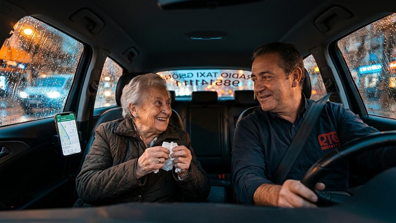 En España circulan alrededor de 65.000 taxis —aproximadamente uno por cada 700 habitantes— y esa cifra revela que el taxi sigue siendo una presencia constante en la vida urbana: además de llevarte de A a B, muchos conductores se convierten en improvisados servicios de emergencia cuando falla el transporte público o en días de tormenta, llevan a ancianos a citas médicas, ayudan a recién llegados a orientarse o actúan como mediadores en pequeñas crisis cotidianas; proponer en redes un microrelato de 30 segundos sobre el momento en que un taxista te salvó el día o te enseñó un rincón desconocido conecta emocionalmente porque ese asiento guarda conversaciones, risas y consejos que resumen la ciudad de un modo que ninguna app puede transmitir.